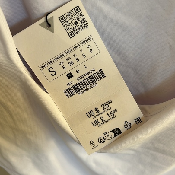 White Zara bodysuit - Picture 3 of 3